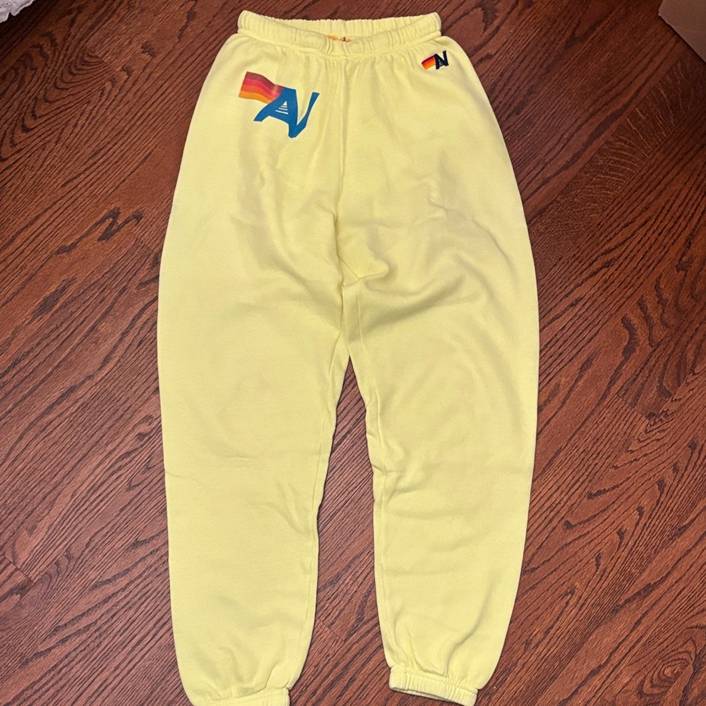 Aviator Nation Kids Yellow Joggers